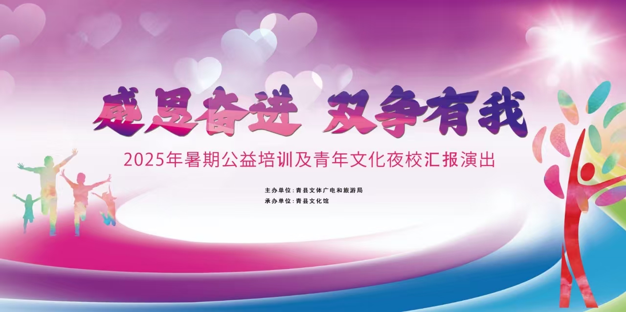 “感恩奋进 双争有我” 2025年暑期公益培训及青年文化夜校汇报演出
